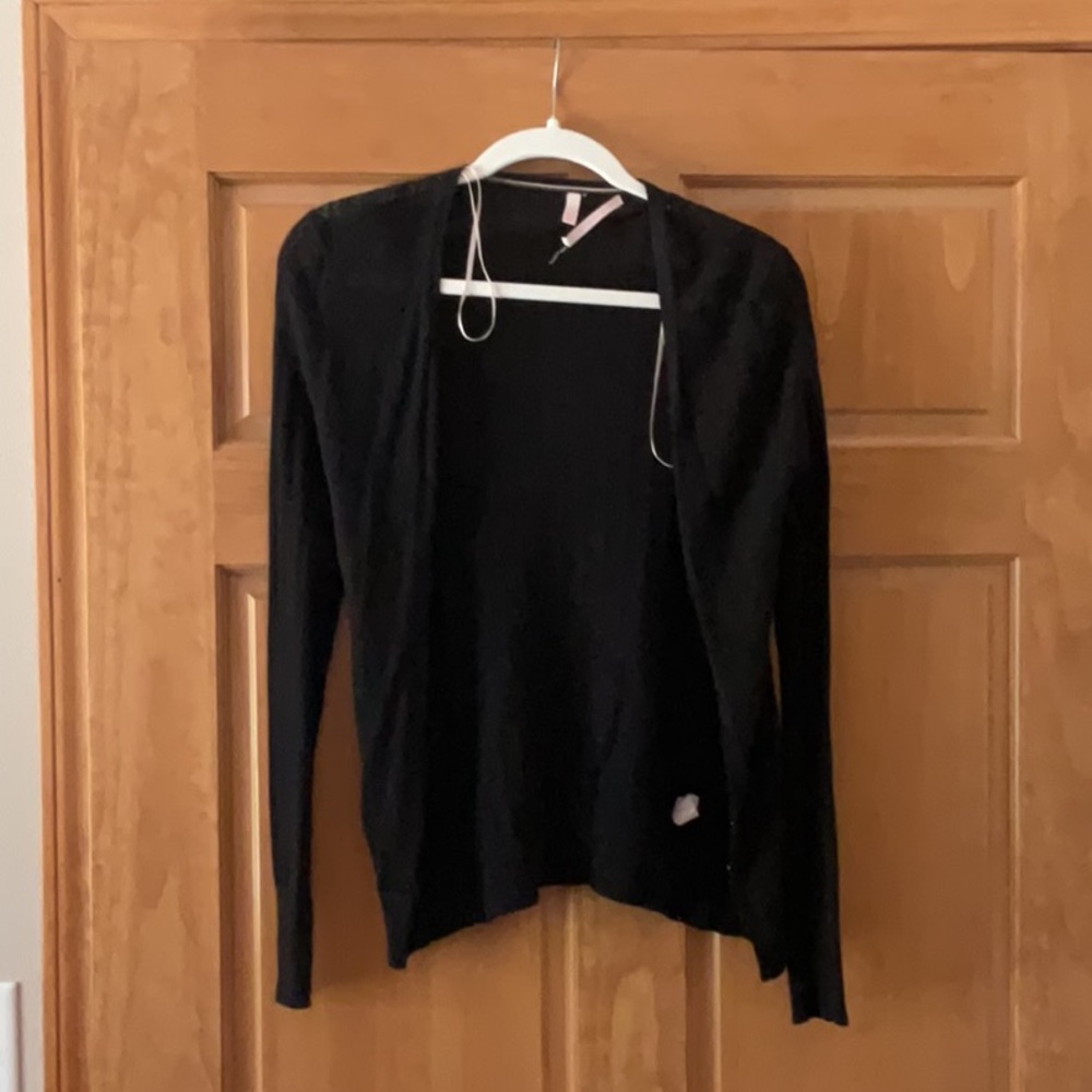Victoria's Secret Black Lace Cardigan